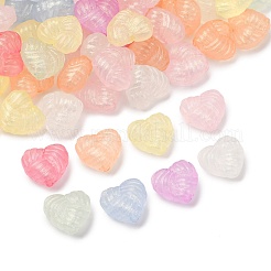 Светящиеся прозрачные акриловые бусины&nbsp;MACR-L015-15D