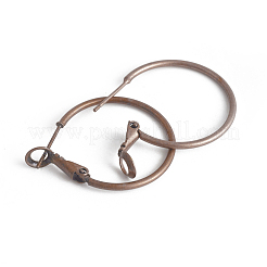 Латунные серьги обруча&nbsp;KK-I665-26B-R