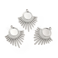 Подвеска-кабошон из не тускнеющей нержавеющей стали 304&nbsp;X-STAS-H172-13P