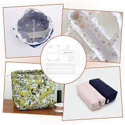 Пользовательские линейки акриловых шаблонов&nbsp;DIY-PH0023-94