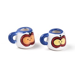 Кружка с яблоком из фарфора ручной работы&nbsp;PORC-T133-60