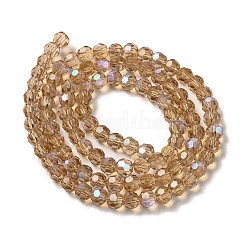 Гальванизируйте прозрачное стекло бисер нитей&nbsp;EGLA-A035-T6mm-L17