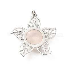 Природного розового кварца подвески&nbsp;G-B033-02P-18