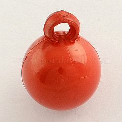 Непрозрачные акриловые круглые подвески&nbsp;SACR-Q099-M02