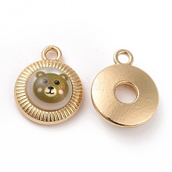 Подвески из непрозрачной смолы с принтом&nbsp;LS-FIND-E020-07G-05