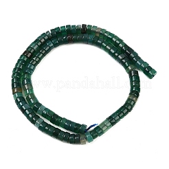 Окрашенные естественный агат бисер пряди&nbsp;G-U030-B01-02