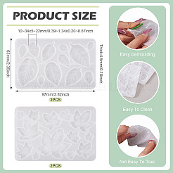 4шт 2 стиля силиконовые Молды&nbsp;DIY-TA0012-99