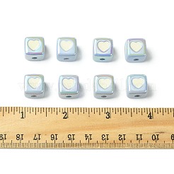 10 шт. непрозрачные акриловые эмалевые бусины&nbsp;ACRC-FS0001-02A