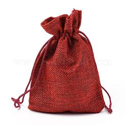 Адвент-календари на 24 день из мешковины&nbsp;DIY-B015-01