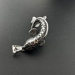 Стильное ожерелье с подвеской в виде рыбы из нержавеющей стали 304 для мужчин&nbsp;ZT2227