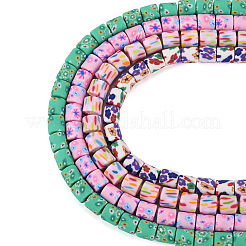 4 нить 4-х цветной полимерной глины ручной работы&nbsp;CLAY-TA0001-55