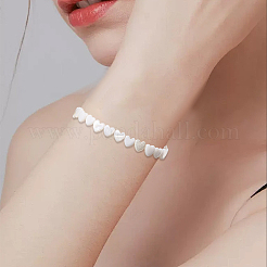 3 нить бусин из натуральных пресноводных ракушек&nbsp;SHEL-LT0001-02