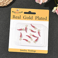 Кулоны с эмалью из латуни&nbsp;KK-BBC0020-13A