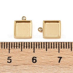 Оправы для подвесок из нержавеющей стали 304 в виде кабошонов&nbsp;STAS-A194-05I-G