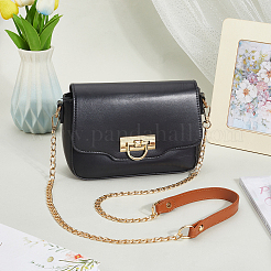 Цепочки для кошельков из искусственной кожи и сплава&nbsp;FIND-WH20033-034B-LG