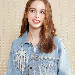 Кисточка из стеклянных бусин&nbsp;PATC-FG0001-73