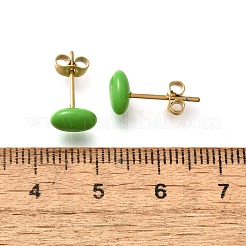 Серьги-гвоздики из нержавеющей стали 304&nbsp;EJEW-C133-05D-G