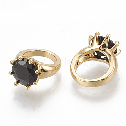 Латунь подвески циркония кубической&nbsp;ZIRC-Q019-011G-01