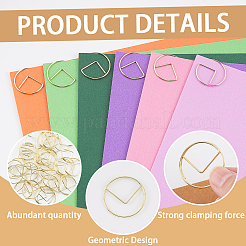 60 шт. железные скрепки&nbsp;AJEW-CP0009-30B