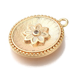 Латунные микро проложить кубического циркония подвески&nbsp;KK-U038-06G