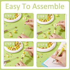 Пластиковые шариковые ручки&nbsp;DIY-TA0012-73