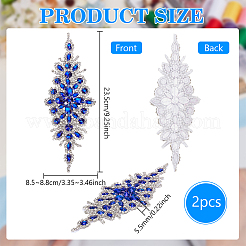 Заплатки из полиэстера и стразов с вышивкой&nbsp;AJEW-WH0596-454