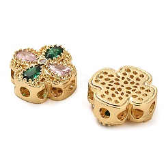 Латунные микро проложить кубического циркония бусы&nbsp;LS-KK-D093-07G