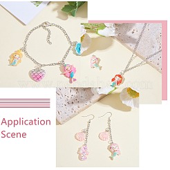 32шт 8 стиля подвески из непрозрачной и прозрачной смолы&nbsp;RESI-SZ0001-93