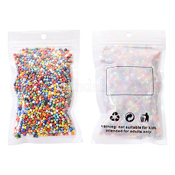 8/0 непрозрачным цвета радуги гальваническим круглый бисер&nbsp;SEED-YW0001-13