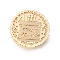 Золотые тона сургучной печати&nbsp;LS-AJEW-U008-02G-07