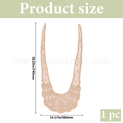 Полиэстеровый трикотажный треугольный платок&nbsp;AJEW-WH20072-69A