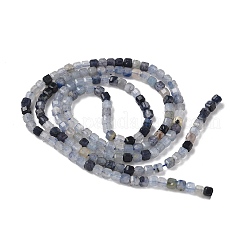 Нити из бусин авантюрина синего цвета&nbsp;LS-G-RM241221-K5