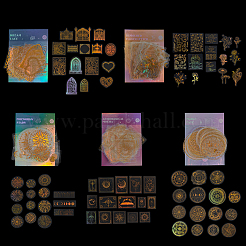 5 сумка 5 стиля водонепроницаемые 3D магические карты лазерные самоклеящиеся наклейки&nbsp;DIY-AR0004-97