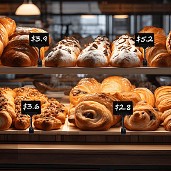 Прямоугольные пластиковые держатели для полок&nbsp;FIND-WH0817-094