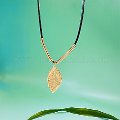 Комплекты из литого сплава с подвесками в виде листьев и ожерелий&nbsp;FS-WG9FA8E-01