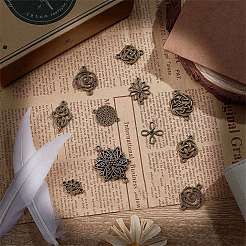 Соединительные элементы в тибетском стиле&nbsp;TIBE-SC0001-09AB-NF