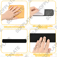 Самоклеящиеся фетровые стикеры для блокнотов&nbsp;AJEW-WH20070-083A