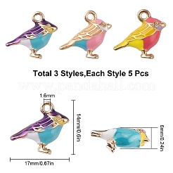 Сплав эмали подвески&nbsp;ENAM-SC0001-61-RS