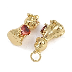 Латунные микро проложить кубического циркония подвески&nbsp;KK-B150-08G