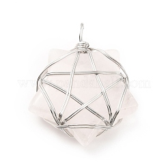 Природного кварца хрустальных подвесок&nbsp;G-D458-07P-06-RS