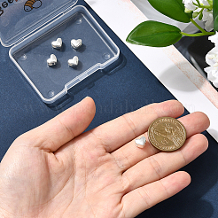 6шт 925 бусины из стерлингового серебра&nbsp;STER-BBC0008-76