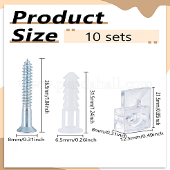 10 коробка пластиковых держателей-клипс&nbsp;FIND-LP0008-80