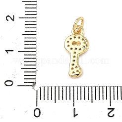 Латунные микро проложить кубического циркония подвески&nbsp;ZIRC-I356-39G