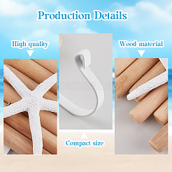 Деревянные настенные крючки в деревенском стиле&nbsp;FIND-WH20023-016C