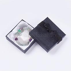 Природные флюорита браслеты простирания&nbsp;BJEW-JB03210-02