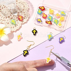 20шт 10 цвета подвески ручной работы лэмпворк&nbsp;PALLOY-CJ00166