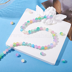 1 нить бусины из натурального селенита&nbsp;G-TA0002-87B