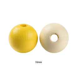 160шт 4 цвета деревенский дом и деревенский стиль окрашенные бусины из натурального дерева&nbsp;WOOD-LS0001-01H