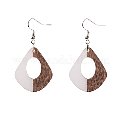 Подвески из смолы и дерева&nbsp;RESI-OL0001-08B