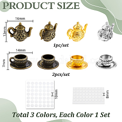 3 набор из 3-х цветного сплава&nbsp;DJEW-GA0001-73